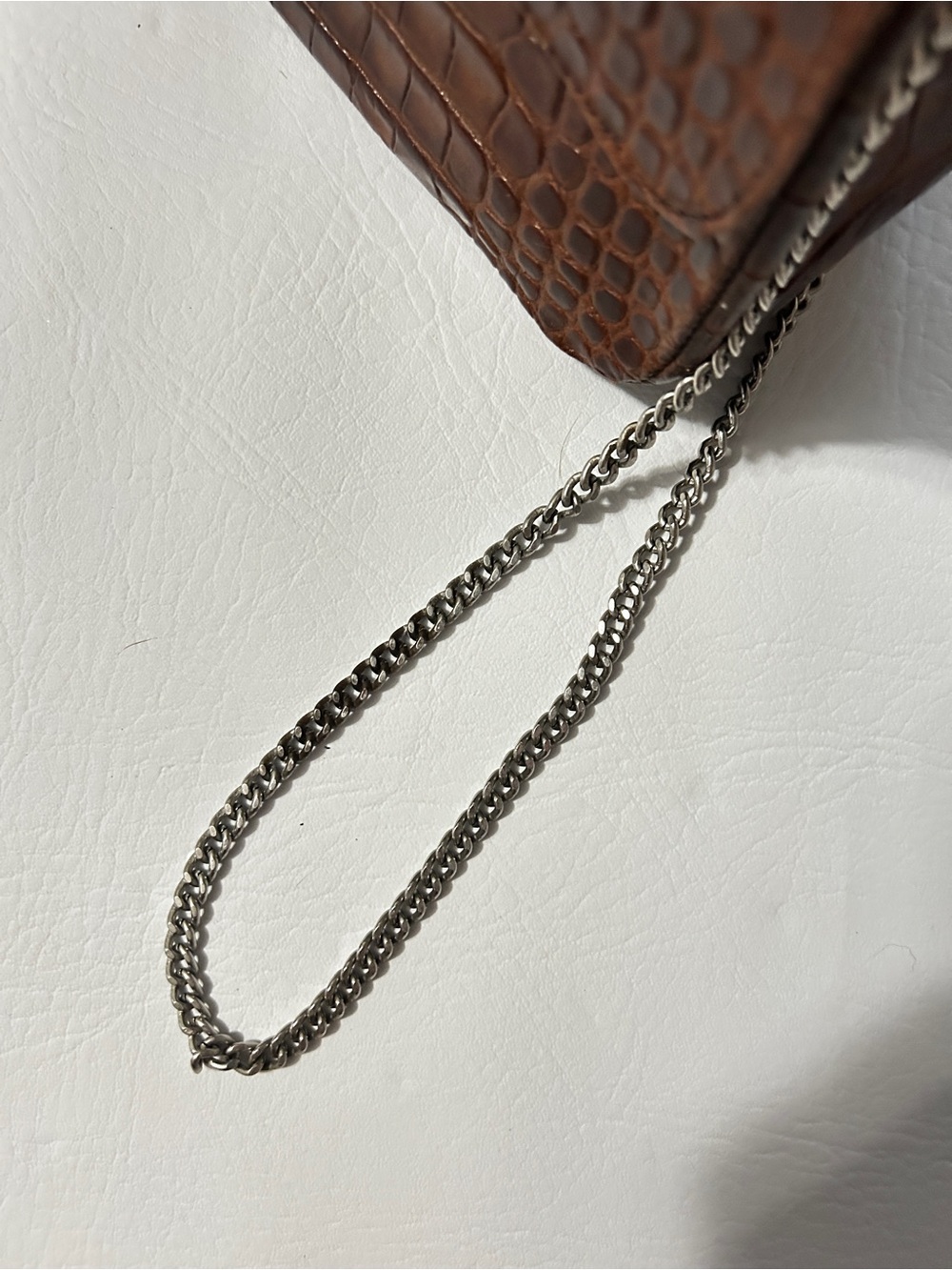 Genuine Veari ALLIGATOR CROCODILE SKIN Brown Purse - Picture 8 of 9